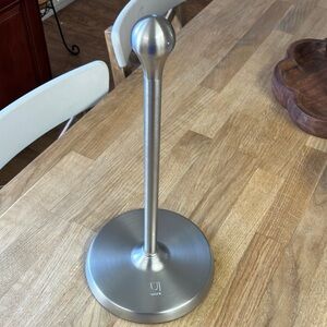 Stainless steel kitchen stand up roll towels paper